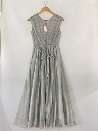 商品画像：25SS/プリーツ楊柳ワンピース/ノースリーブワンピース/36/ポリエステル/GRN/35266120// 2