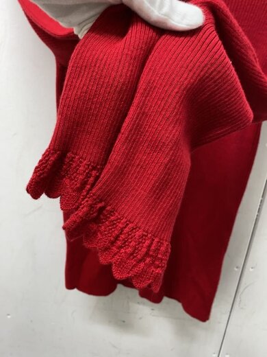 商品画像：ニット・セーター(薄手)/38/コットン/RED/55J10-833-09// 5