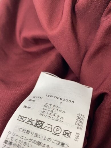 商品画像：25SS/ドレープラッフルキャミワンピース/1/ナイロン/BRD/チェック/LWFO252005// 4