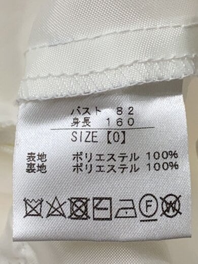 商品画像：Y2K/姫ギャル/フラワーレター柄ワンピース/長袖ワンピース/0/ポリエステル/WHT/171-6012// 4