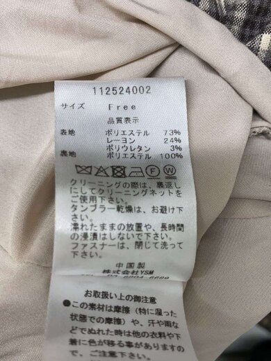 商品画像：ビッグリボンバルーンチェックミニワンピース/半袖ワンピース/FREE/ポリエステル/ギンガムCK/// 4