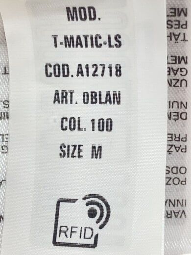 商品画像：長袖カットソー/M/レーヨン/ホワイト/t-matic-ls// 4