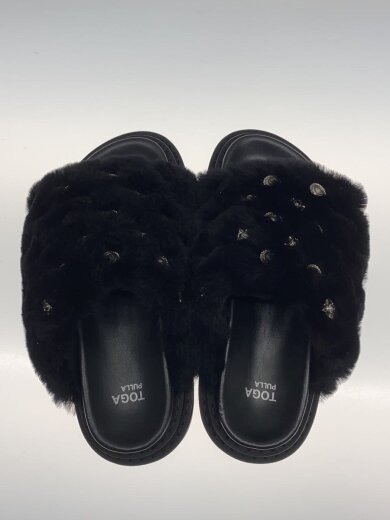 商品画像：fur concho sandal/サンダル/37/ブラック// 3
