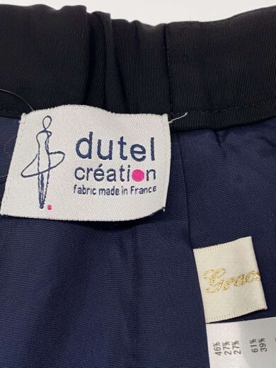 商品画像：DUTEL CREATION/ロングスカート/38/ポリエステル/ネイビー/総柄/2932 1113-0// 4