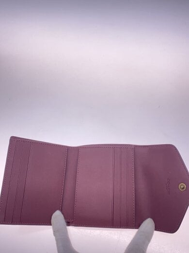 商品画像：ウィンスモールウォレット/3つ折り財布/レザー/ピンク/レディース/C2328// 7