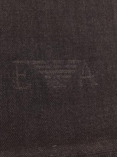 画像：EMPORIO ARMANIマフラー/ストール/ジャガードロゴ/フリンジ/ウール3