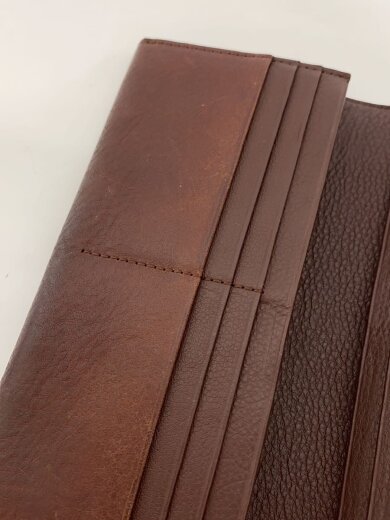 商品画像：SMART PEOPLE/長財布/レザー/ブラウン 6