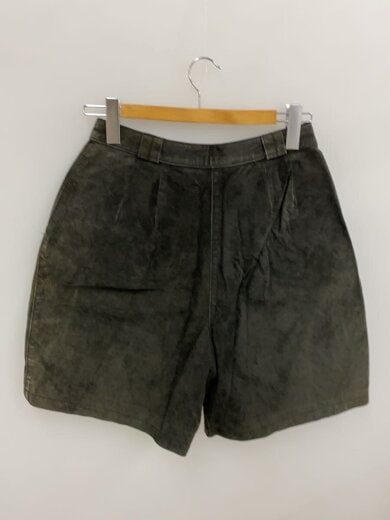 商品画像：INTERNATIONAL LEATHER COLLECTION/2タックレザーショートパンツ/11-12/BLK 2