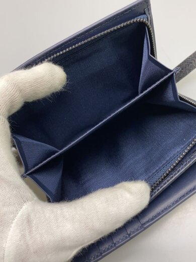 商品画像：2つ折り財布/レザー/ブラック 5