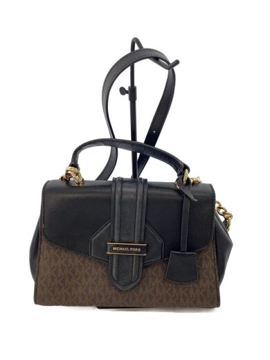 商品画像：ハンドバッグ/ショルダーバッグ/30F9G0BS1B/2WAY/底鋲付/ブラウン/ブラック 1