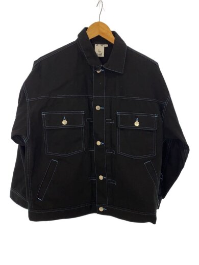 商品画像：GRAFFITI LOGO EMBROIDERY JACKET/105221021009/ブラック/S 1