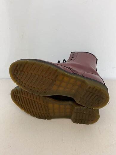 商品画像：8ホールブーツ/1460W/ハイカットスニーカー/イエローステッチ/ボルドー/UK6 4