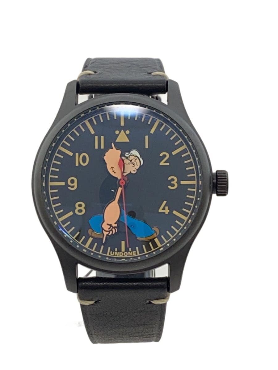 UNDONE × POPEYE / 95th Anniversary Members Edition/腕時計/ポパイ/ブラック