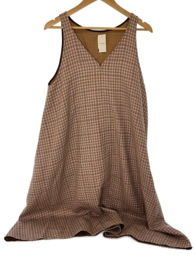 商品画像：マルチガンクラブリバー Aラインワンピース/14-06-14-06151/チェック/ピンク/36 1