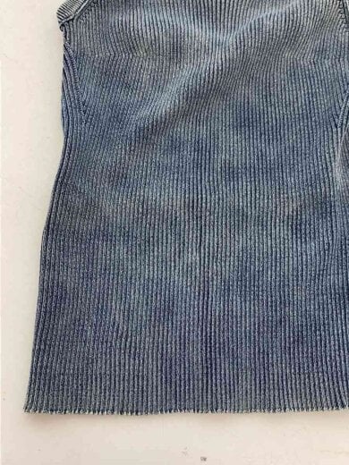 商品画像：M-ANCHOR-A-SL/タンクトップ/A14817/ストレッチ/オーバルD/ブルー/XS 9