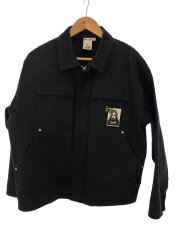 ワークジャケット/105211021006/ワッペン/21SS/ブラック/S