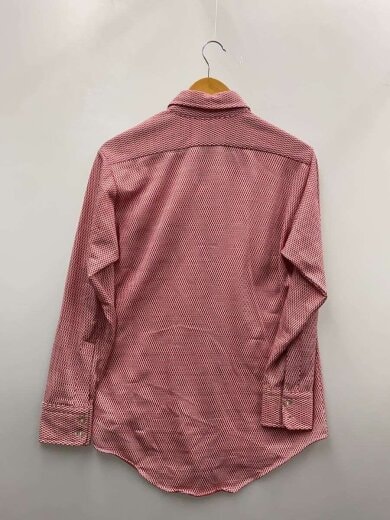 商品画像：70s/Kmart/長袖シャツ/15.5/ポリエステル/レッド/総柄// 2