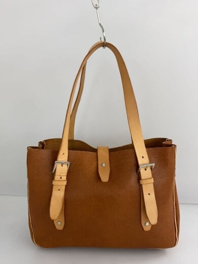 商品画像：トートバッグ/レザー/ブラウン/無地 3