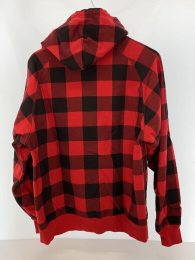 商品画像：BUFFALO CHECK HOODIE/CLG-CS 020-012/レッド/ブラック/M 2