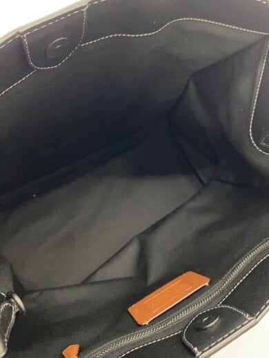 商品画像：Field tote 40/トートバッグ/4884/21SS/キャンバス/レザー/ブラック 6