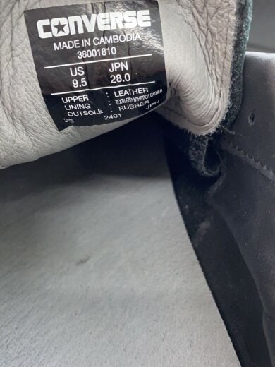 商品画像：ALL STAR COUPE EPAIS WR OX/38001810/ブラック/24SS/28cm 5