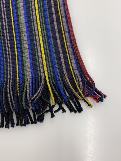 商品画像：マフラー/ウール/ネイビー/ストライプ/メンズ/PF-3B-30289 4