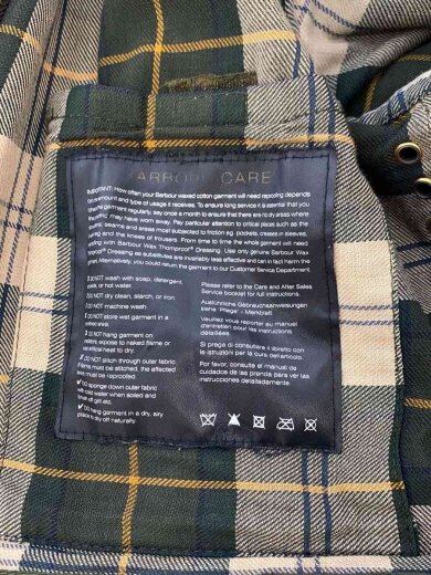 商品画像：BEDALE JACKET/オイルドジャケット/コーデュロイカラー/カーキ 4