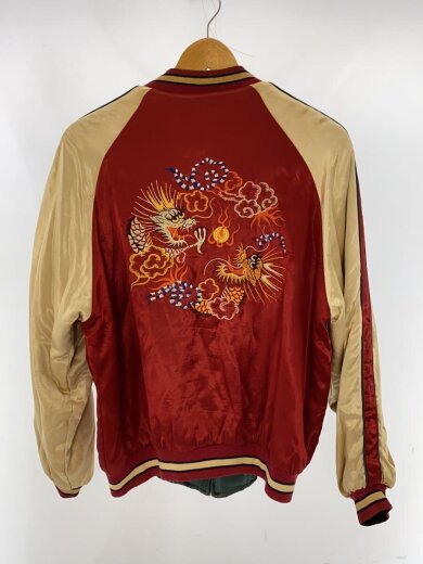 画像：その他ブランドpinkdragon/スカジャン/リバーシブル/アニマル/虎龍刺繍/レッド2