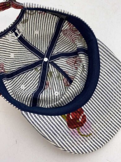 商品画像：Seersucker Floral Cap/シアサッカーフローラルキャップ 4