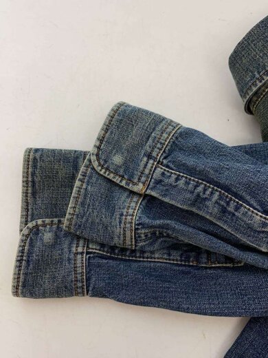 商品画像：長袖デニムシャツ/583490/バックロゴ/スナップボタン/37 5