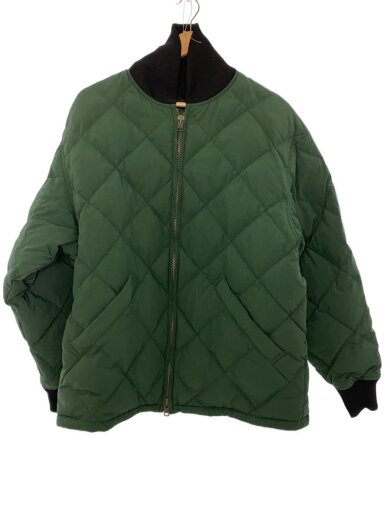 商品画像：ワークキルトダウンジャケット/11-18-0030-120/グリーン/S 1