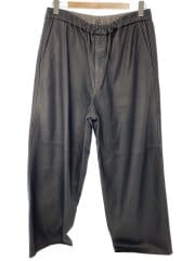 SHEEP LEATHER EASY PANTS/イージーパンツ/GM213-40063/21AW/ブラック/2