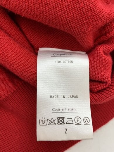 商品画像：Cotton Knit Cardigan/コットンニットカーディガン/23SAP-03-02H/レッド/2 4