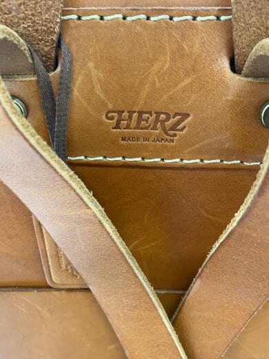 商品画像：リュック/フラップ/レザー/ブラウン 5