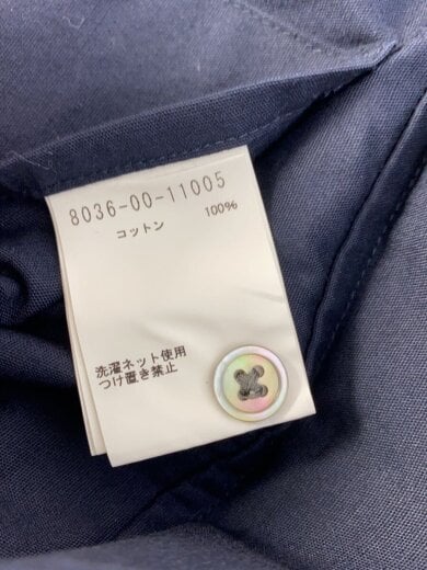 商品画像：BRITISH OPEN COLLARED WIDE SHIRT/8036-00-110055/ネイビー/46 4