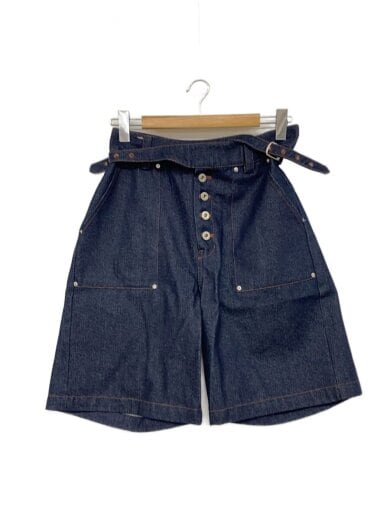 商品画像：ショートパンツ/L/デニム/インディゴ/無地/BS0096 1