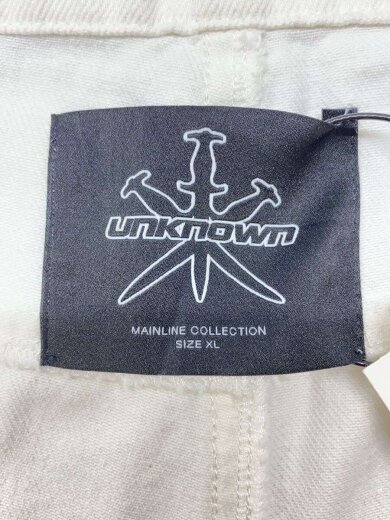 商品画像：22AW/DAGGER RHINESTONE DENIM/ボトム/XL/コットン/ホワイト// 4