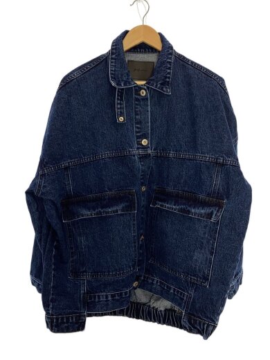 商品画像：UNISEX ビッグシルエットデニムジャケット/2401-0101/2WAY/インディゴ// 1