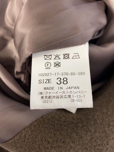 商品画像：ウールコート/102027-17-370-85-380/ブラウン/38// 4