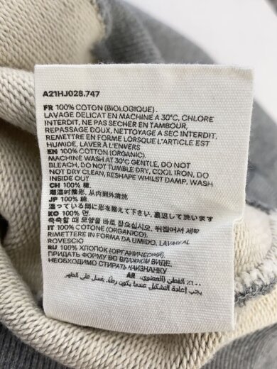 商品画像：胸ロゴ刺繍スウェット/A21HJ028.747/裏毛/グレー/S 5