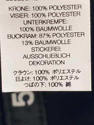 商品画像：23SS/Script New Era Cap/7 5/8/ポリエステル/ブラック// 6