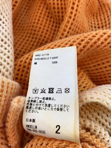 商品画像：DYED MESH LS T-SHIRT/ANC-CT19/オレンジ/2// 4