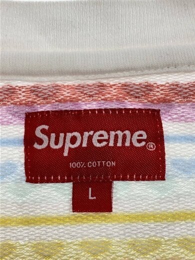 商品画像：22SS/HEARTS JACQUARD/Tシャツ/L/コットン/マルチカラー 3