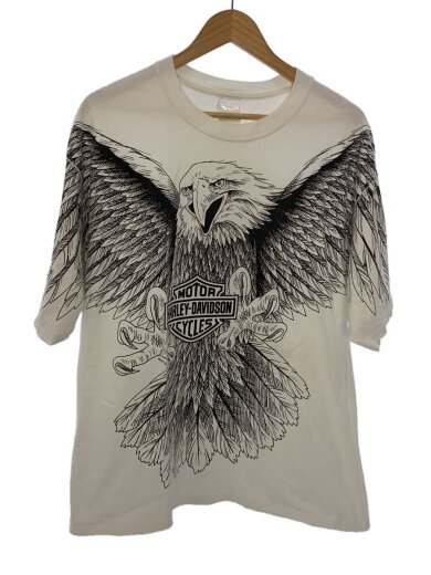 商品画像：イーグルTシャツ/半袖/鷲/ホワイト 1