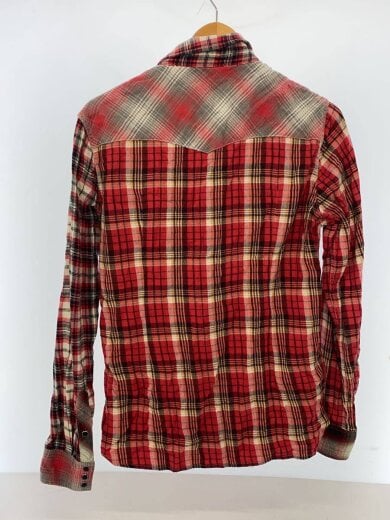 商品画像：15AW/CRAZY LIGHT NEL CHECK SHIRTS/クレイジーチェックネルシャツ/マチ付/XL 2