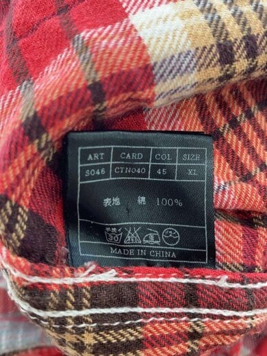 商品画像：15AW/CRAZY LIGHT NEL CHECK SHIRTS/クレイジーチェックネルシャツ/マチ付/XL 4