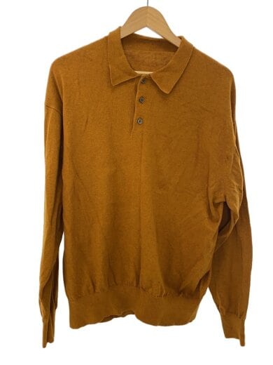 商品画像：Knit Polo L/2301-011/カシミヤ混/キャメル/2 1
