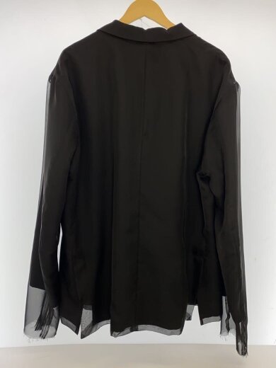 商品画像：SHEER JACKET/シアージャケット/YKS26502/レイヤード/ブラック/3 2