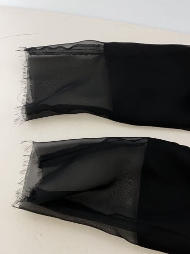 商品画像：SHEER JACKET/シアージャケット/YKS26502/レイヤード/ブラック/3 6