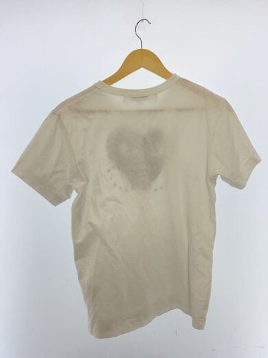 商品画像：T-Shirt With Printed Black Heart/AX-T804/半袖/スタッズ/ホワイト/S 2